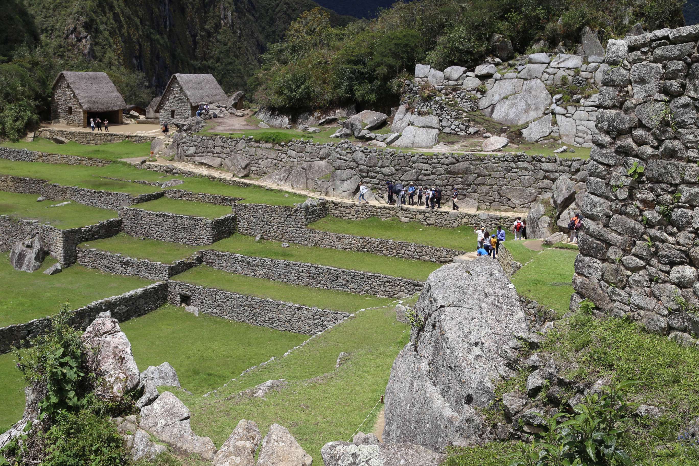 Visitors come from all over the world to see Machu Picchu and appreciate the beauty of the Inca builders.