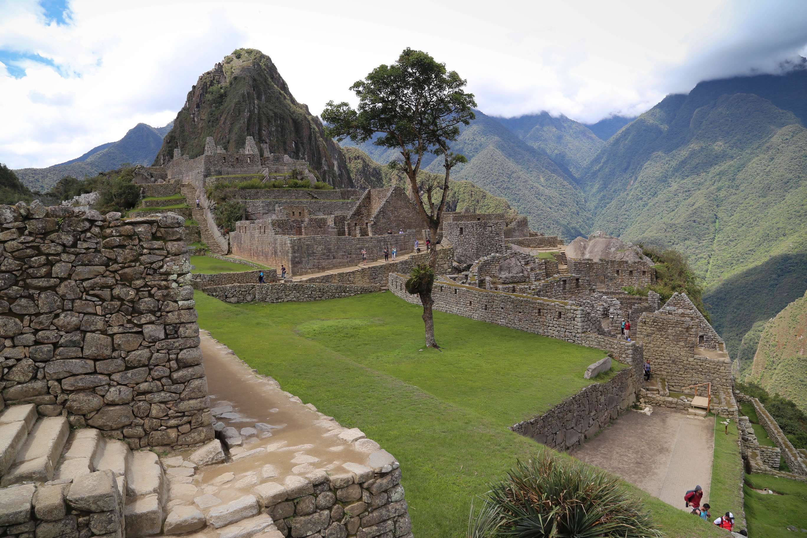 Machu Picchu is a place that is serene and also blends in with Nature.